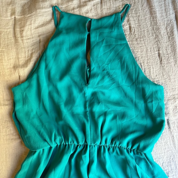 Lush aquamarine romper - Picture 2 of 3